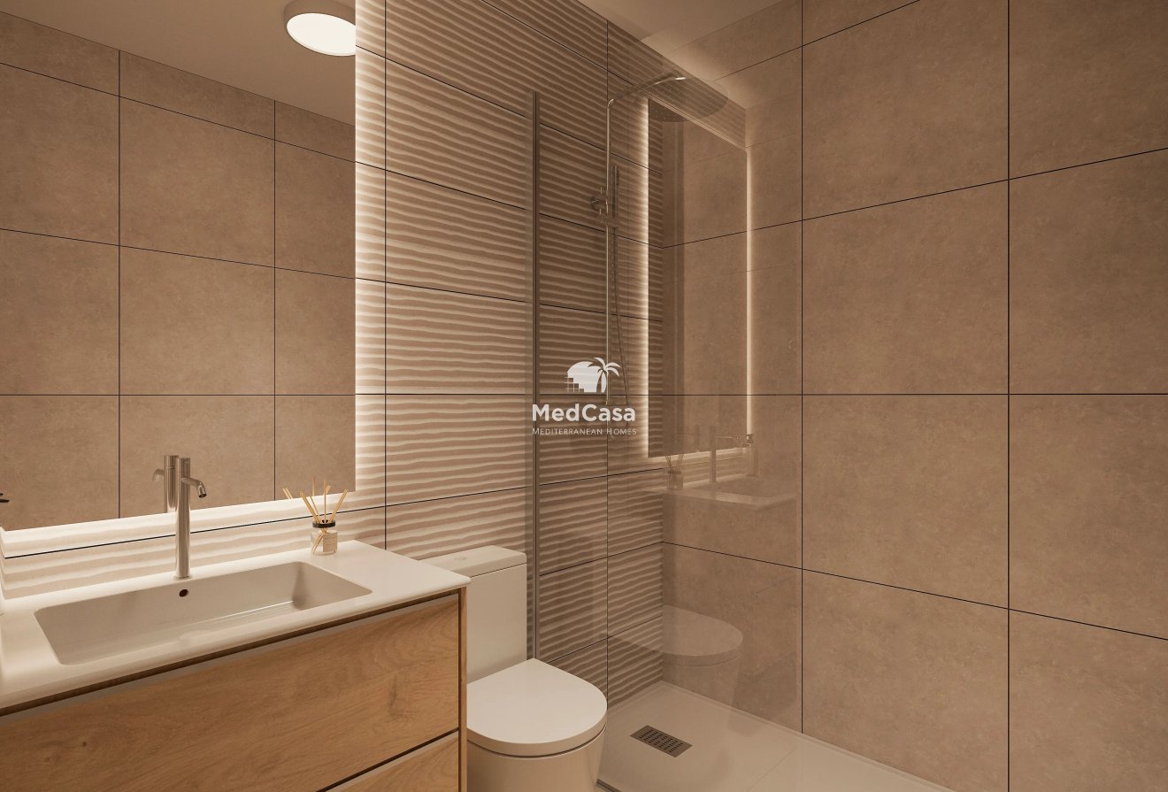 Obra nueva - Apartamento planta baja -
Torrevieja