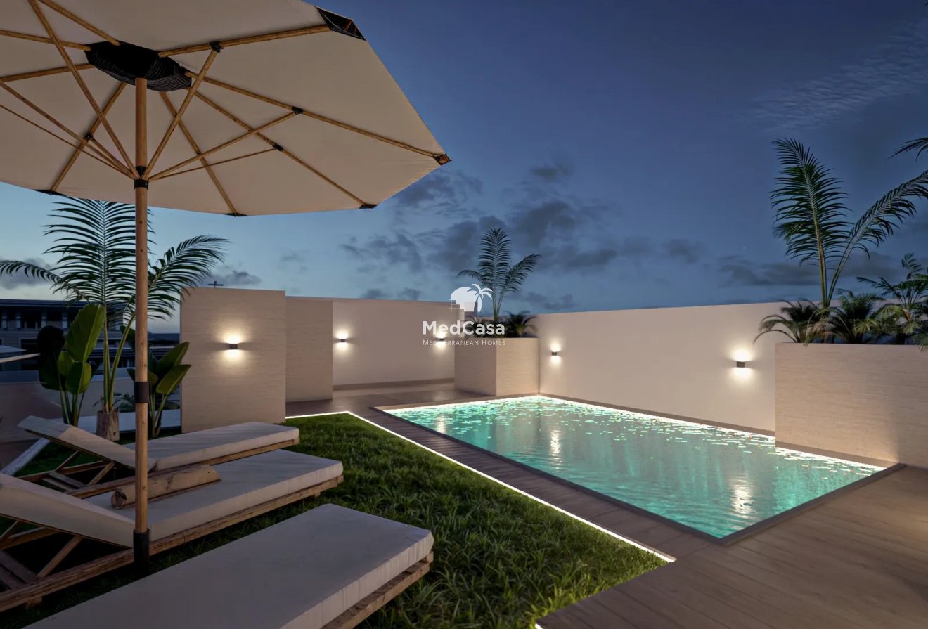 Obra nueva - Apartamento planta baja -
Torrevieja