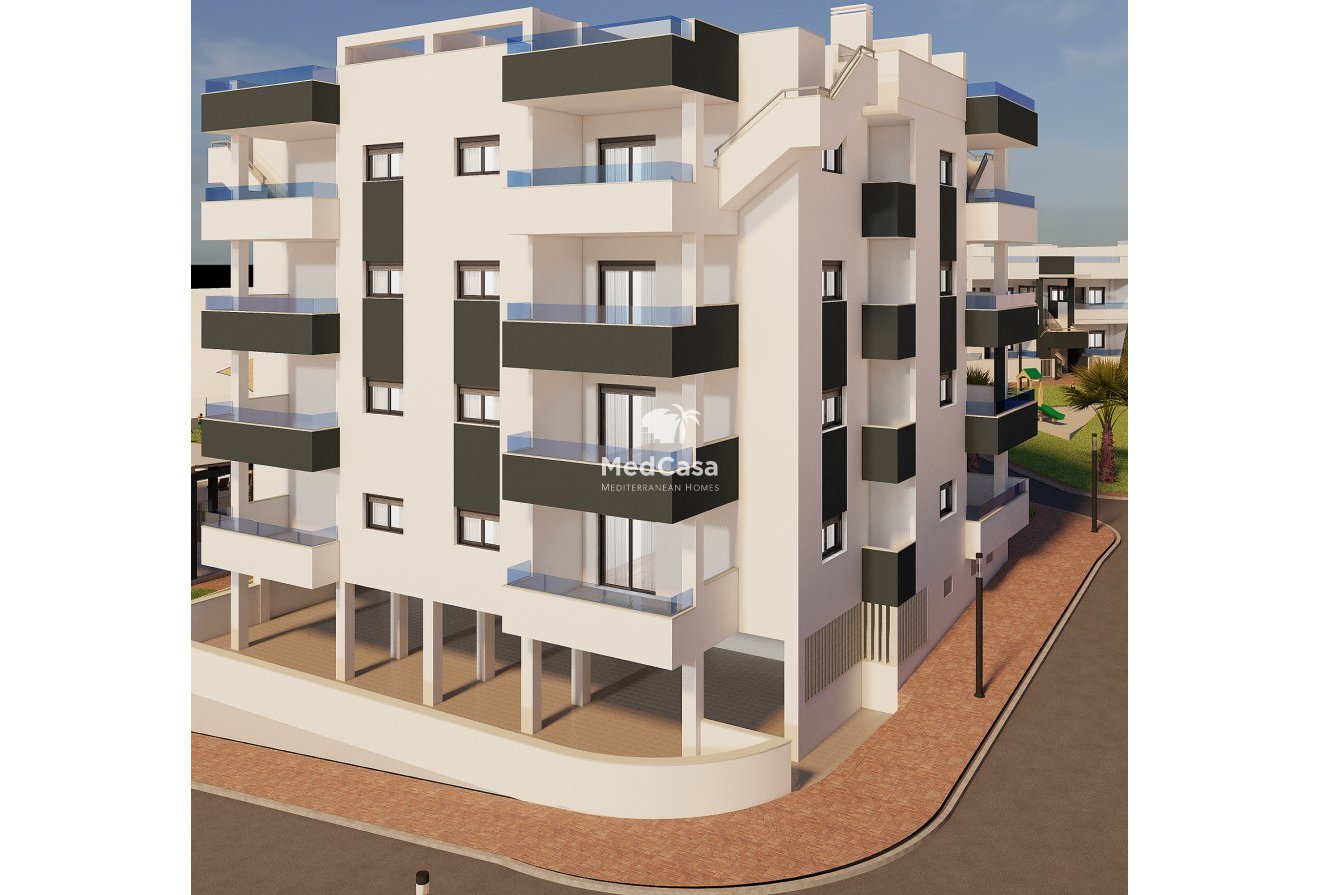 Obra nueva - Apartamento planta baja -
Orihuela Costa