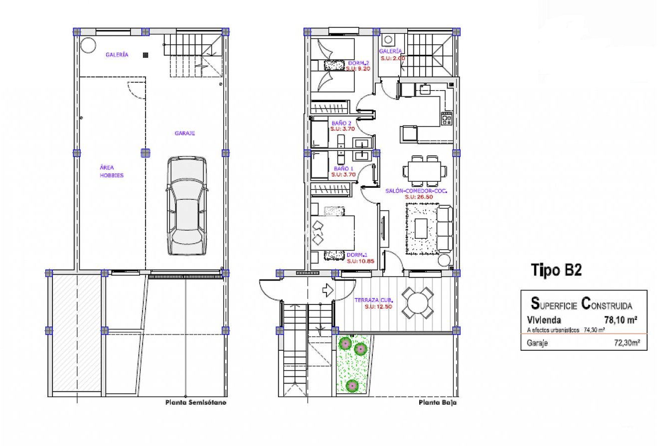 Obra nueva - Apartamento planta baja -
Orihuela Costa