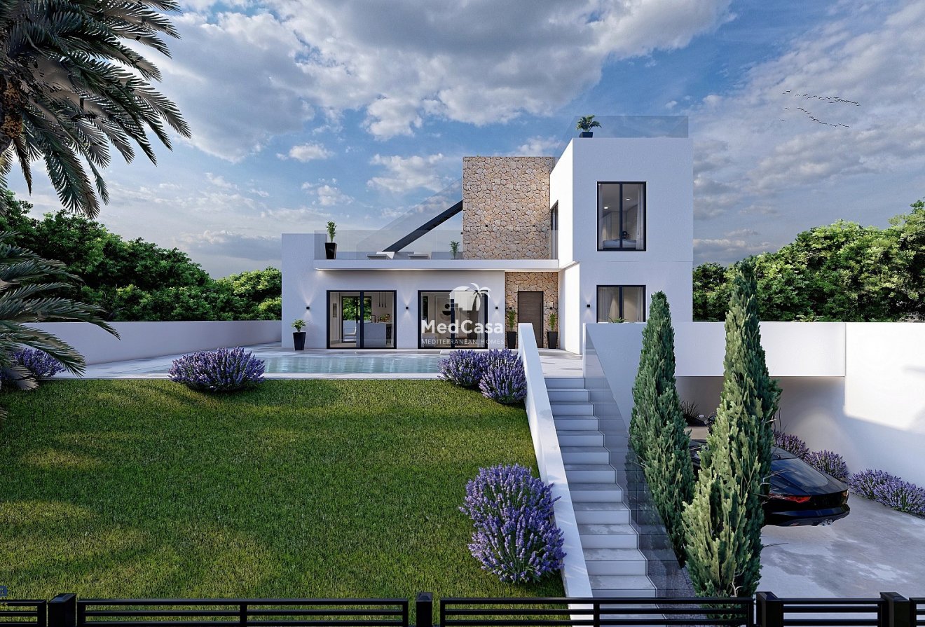 Obra nueva - Villa -
Polop de La Marina