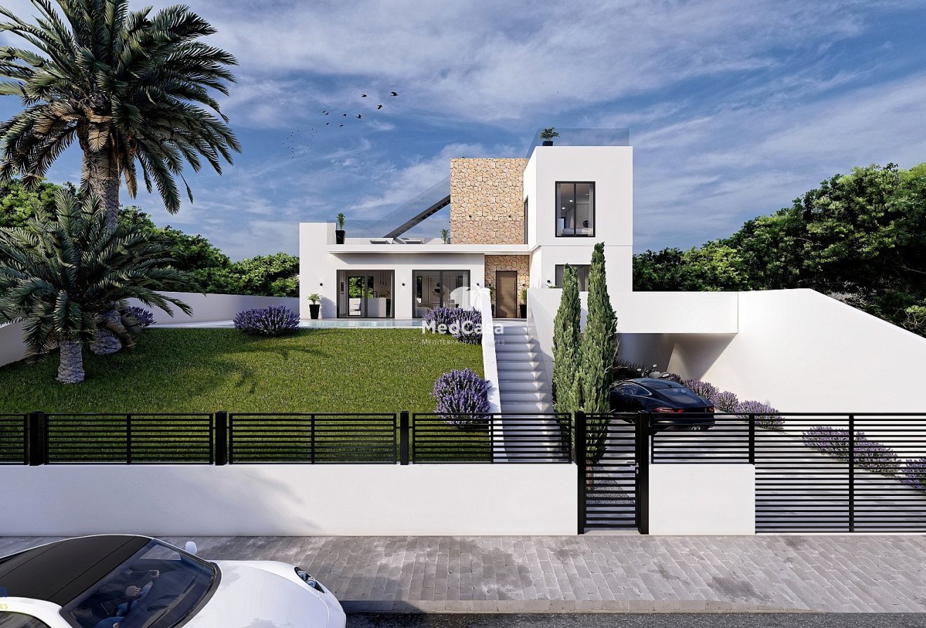 Obra nueva - Villa -
Polop de La Marina