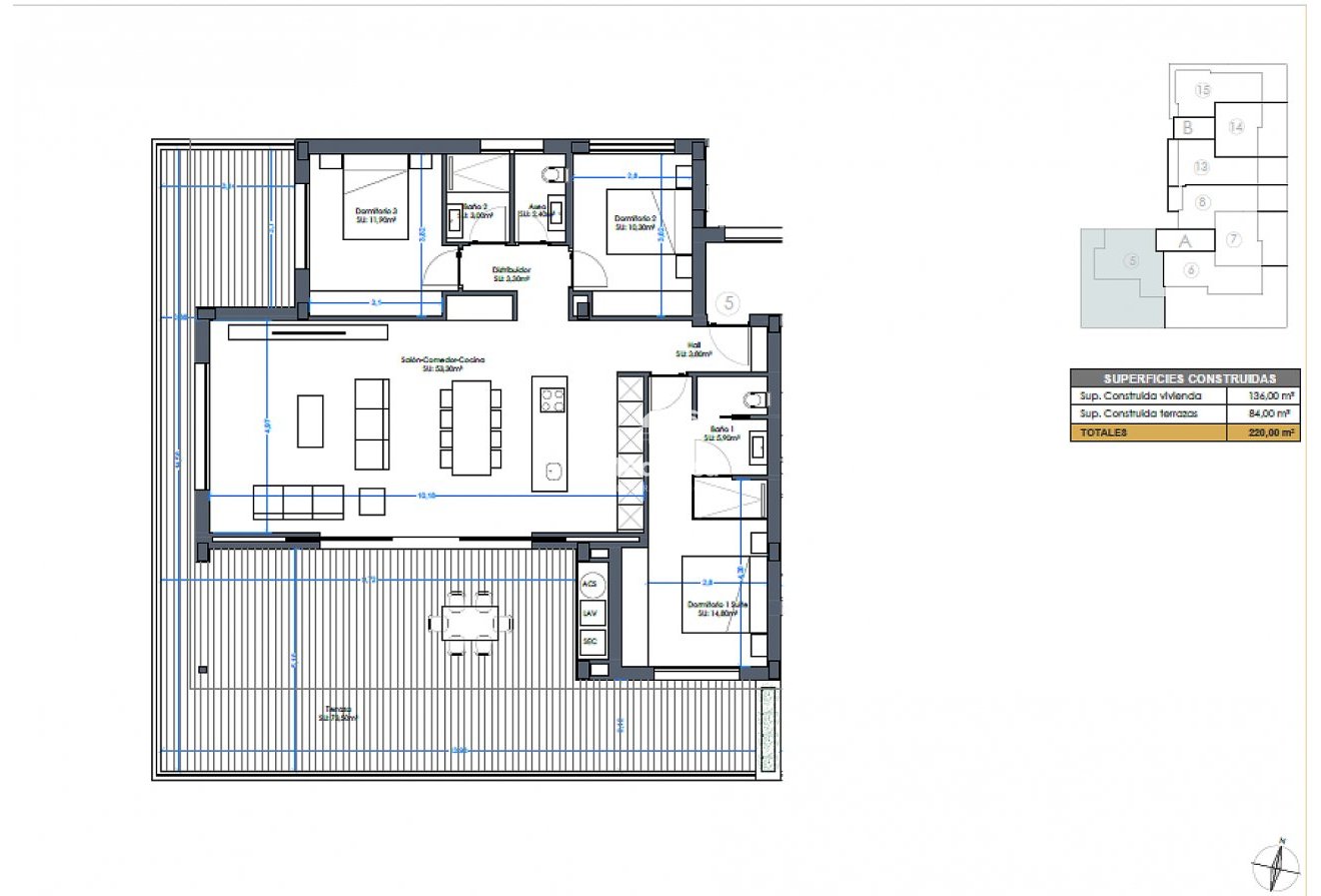 Neubau - Penthousewohnung -
Golf Las Colinas