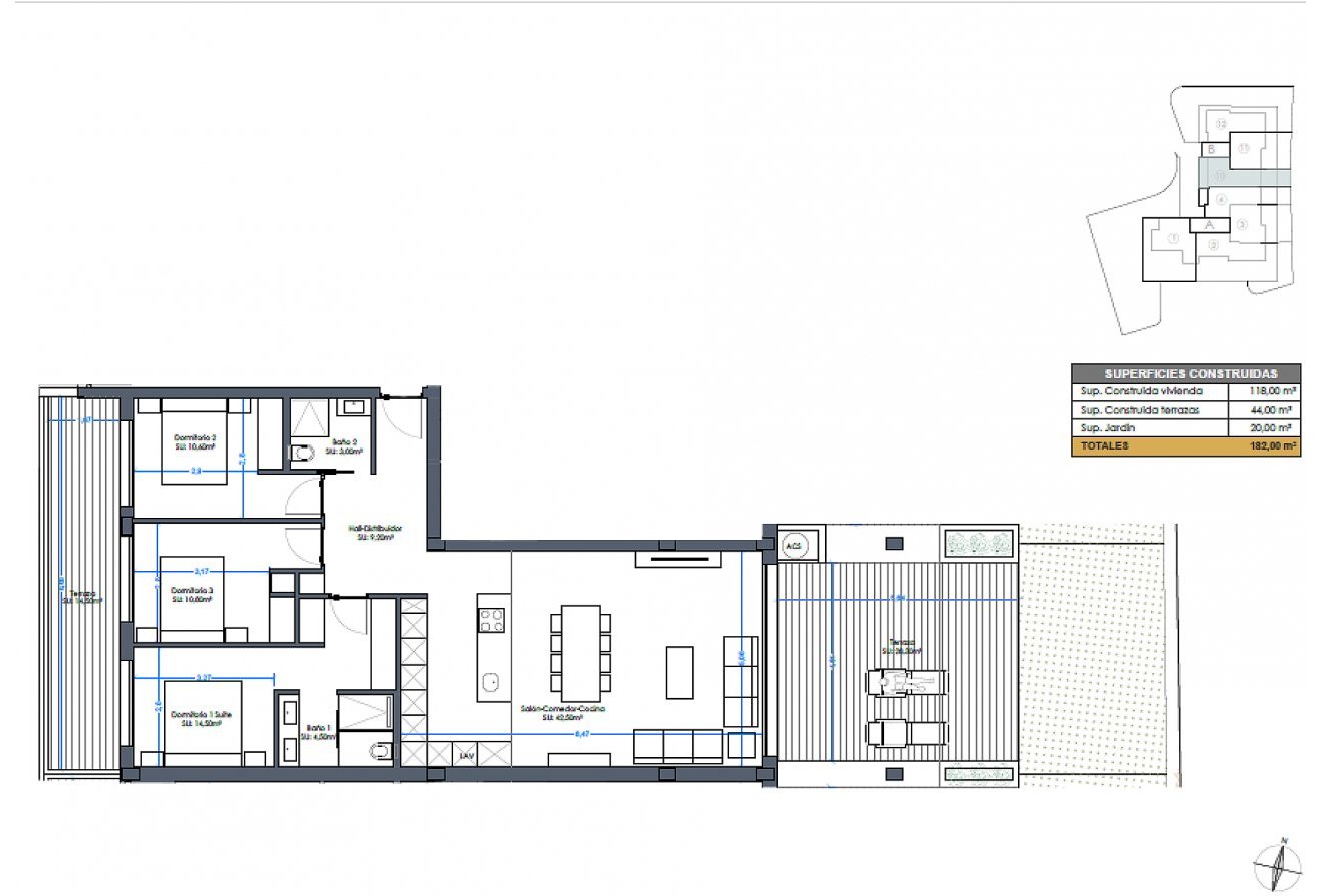 Neubau - Penthousewohnung -
Golf Las Colinas