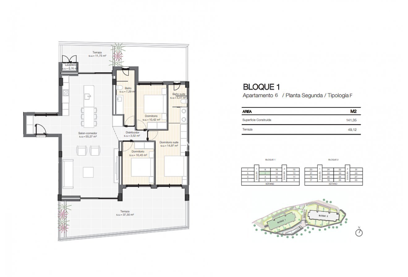 Obra nueva - Apartamento -
Golf Las Colinas