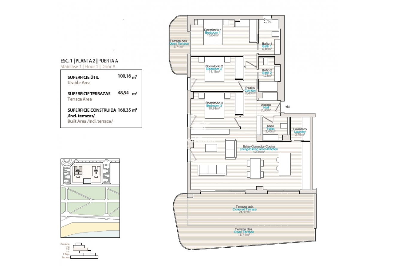 Obra nueva - Apartamento planta baja -
Villajoyosa