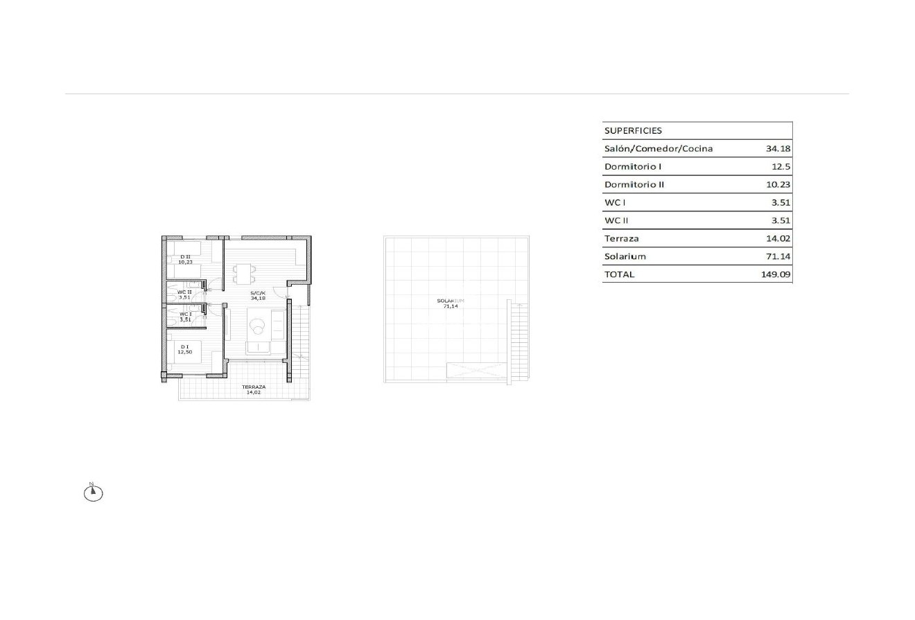 Neubau - Penthousewohnung -
San Miguel de Salinas