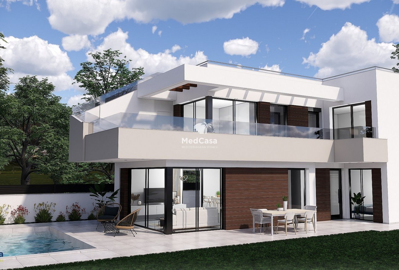 Obra nueva - Villa -
Golf Lo Romero