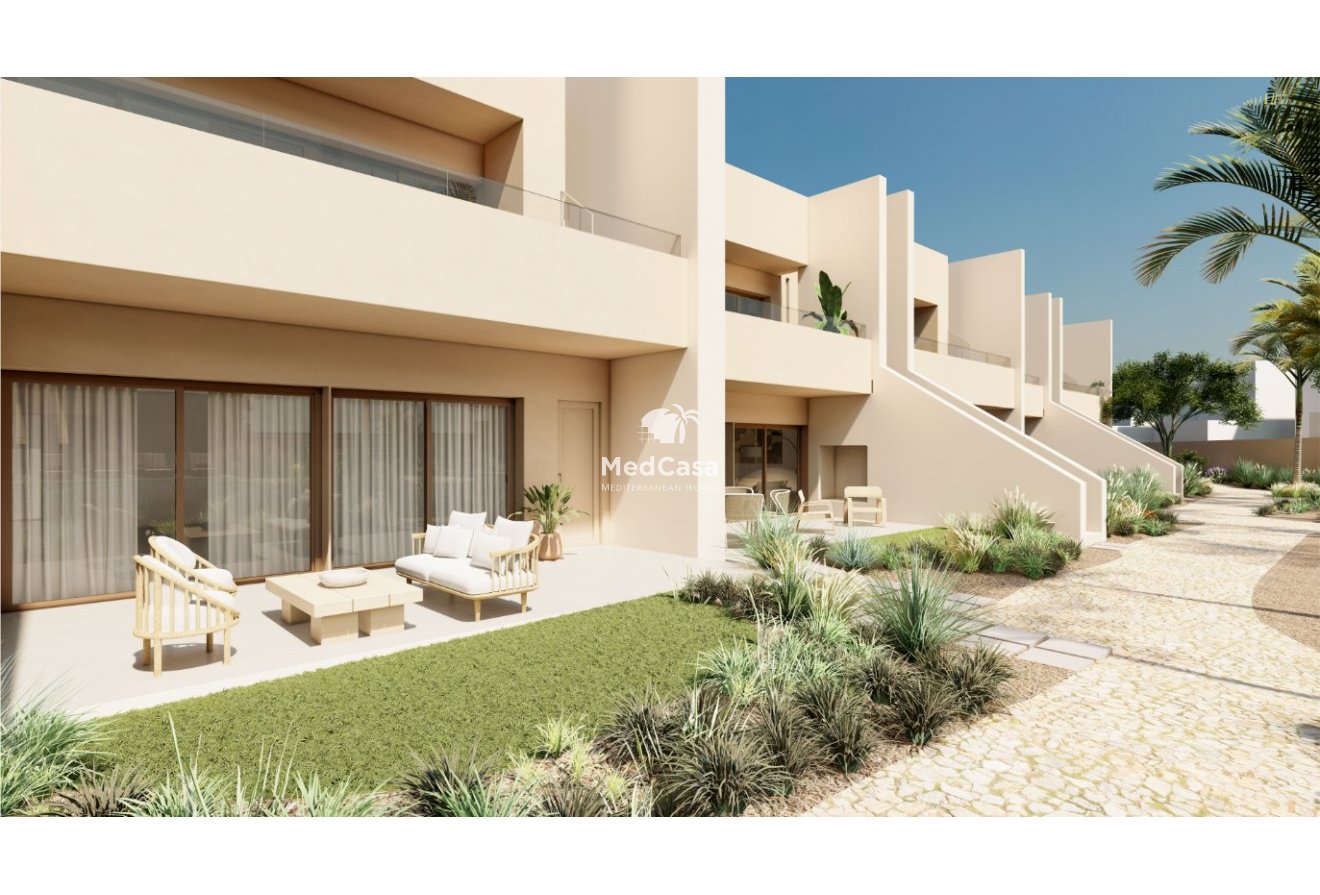 Obra nueva - Apartamento planta baja -
Golf Roda Golf