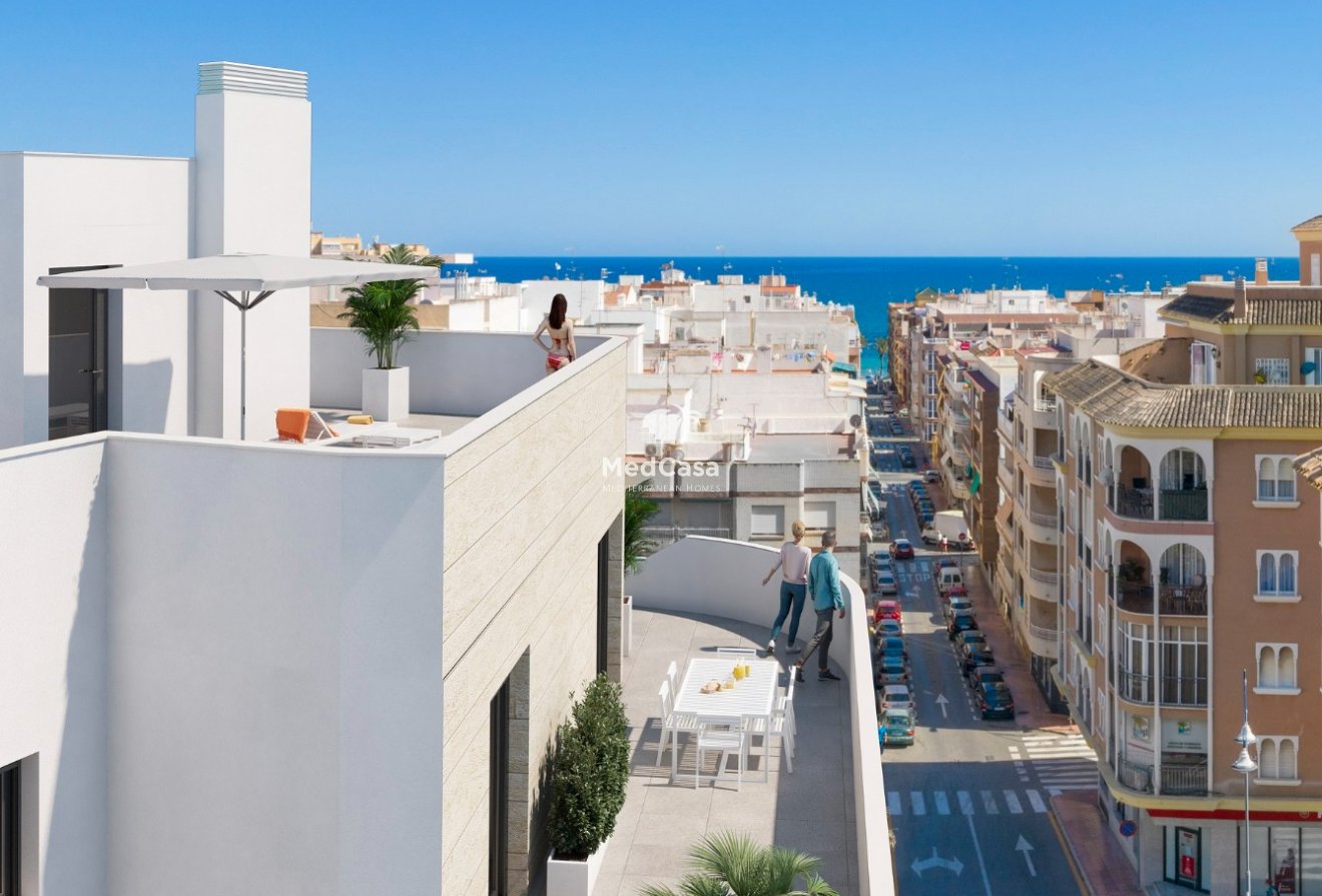 Obra nueva - Apartamento -
Torrevieja - Playa de los Locos