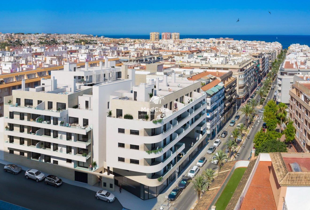 Obra nueva - Apartamento -
Torrevieja - Playa de los Locos