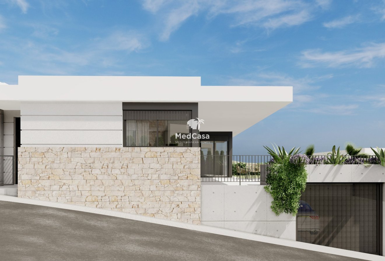 Obra nueva - Villa -
Polop de La Marina