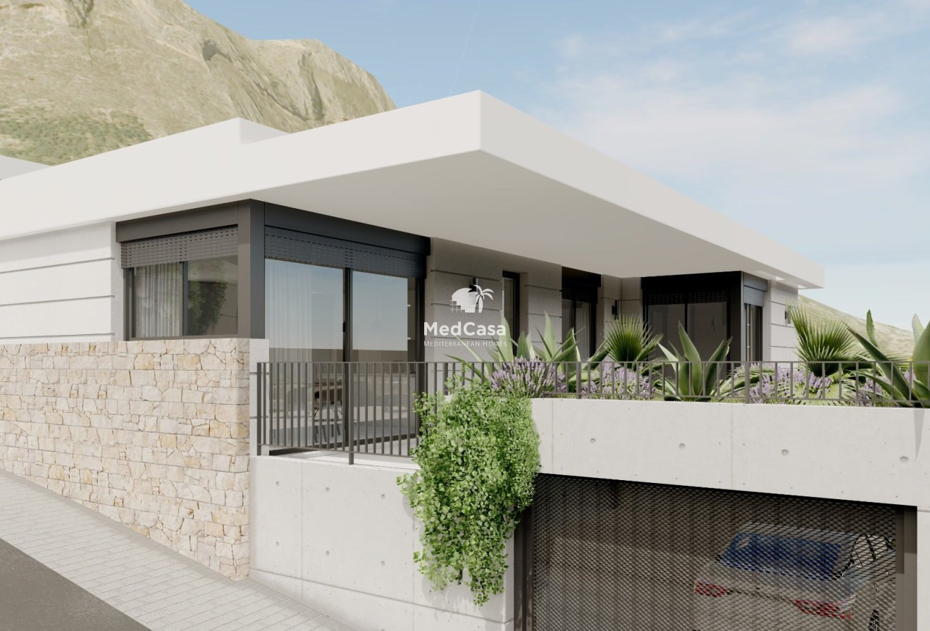 Obra nueva - Villa -
Polop de La Marina