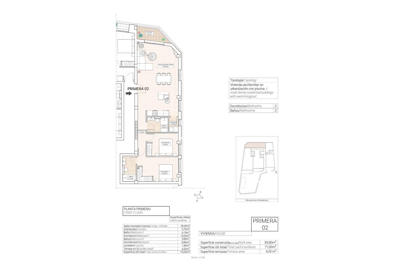 New Build - Apartment -
Hondón de las Nieves