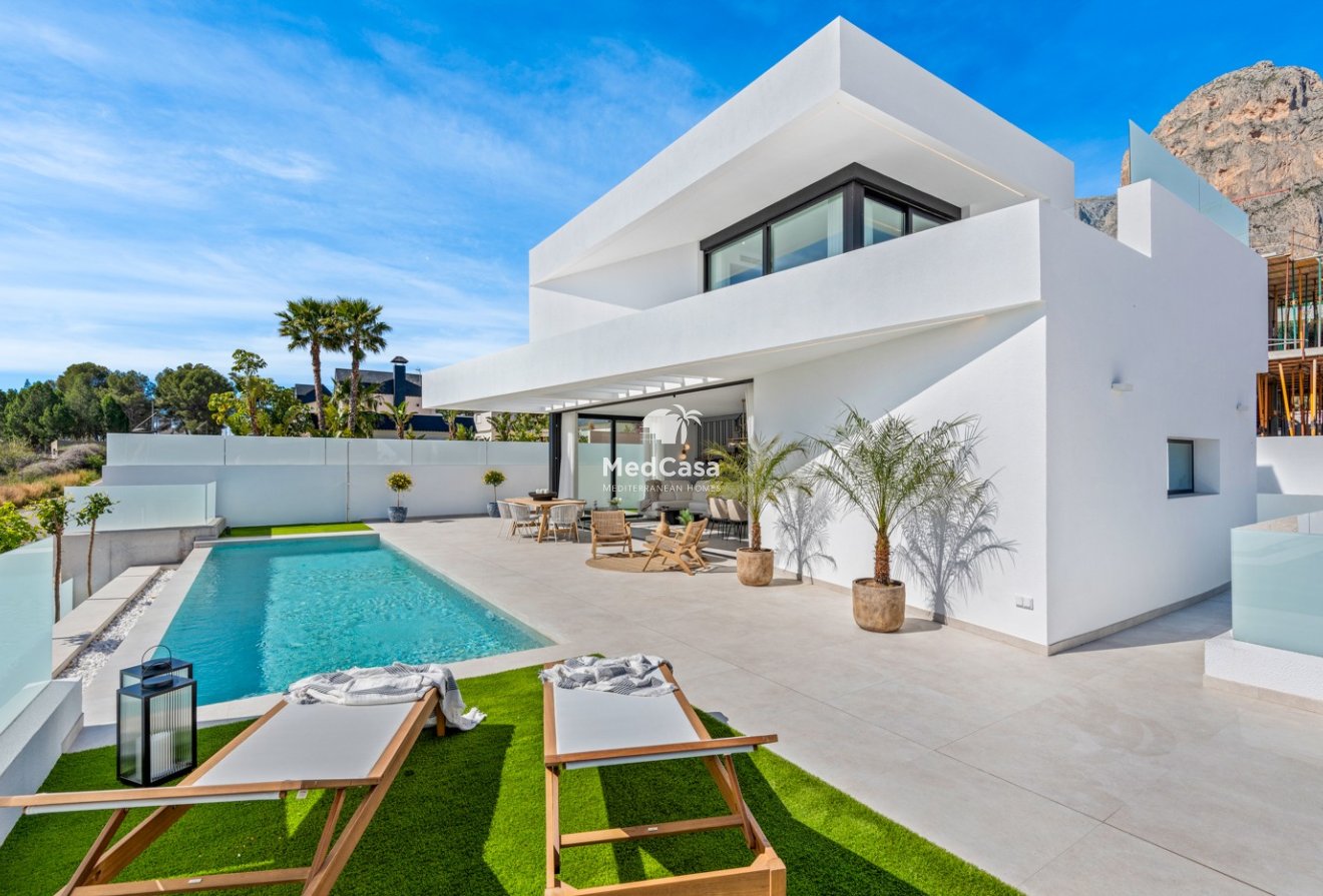 Obra nueva - Villa -
Polop de La Marina