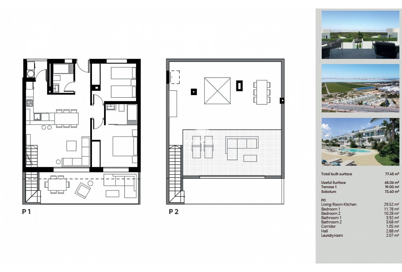 Neubau - Penthousewohnung -
Los Balcones (Torrevieja)