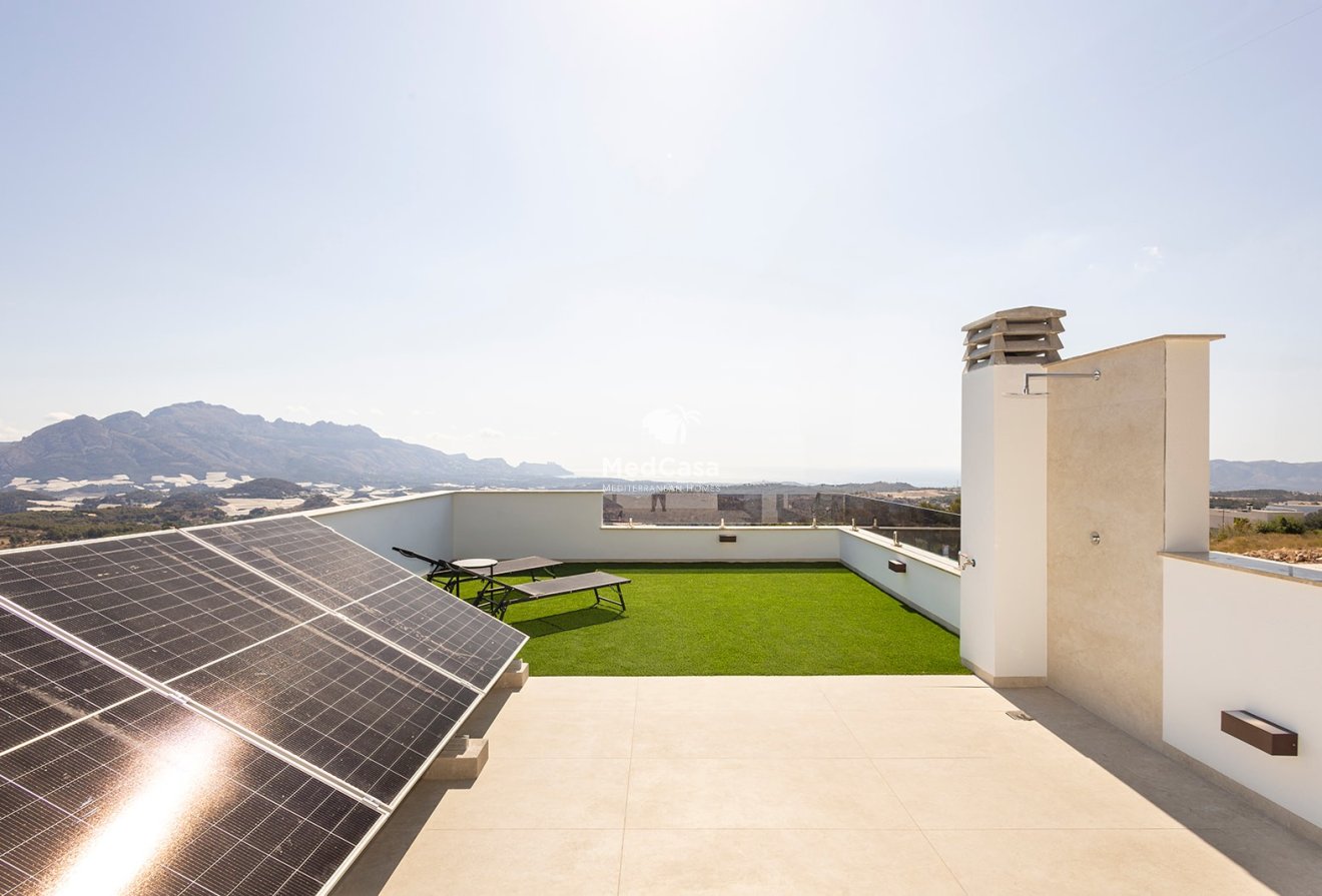 Obra nueva - Villa -
Polop de La Marina