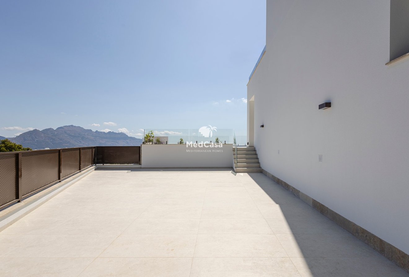 Obra nueva - Villa -
Polop de La Marina