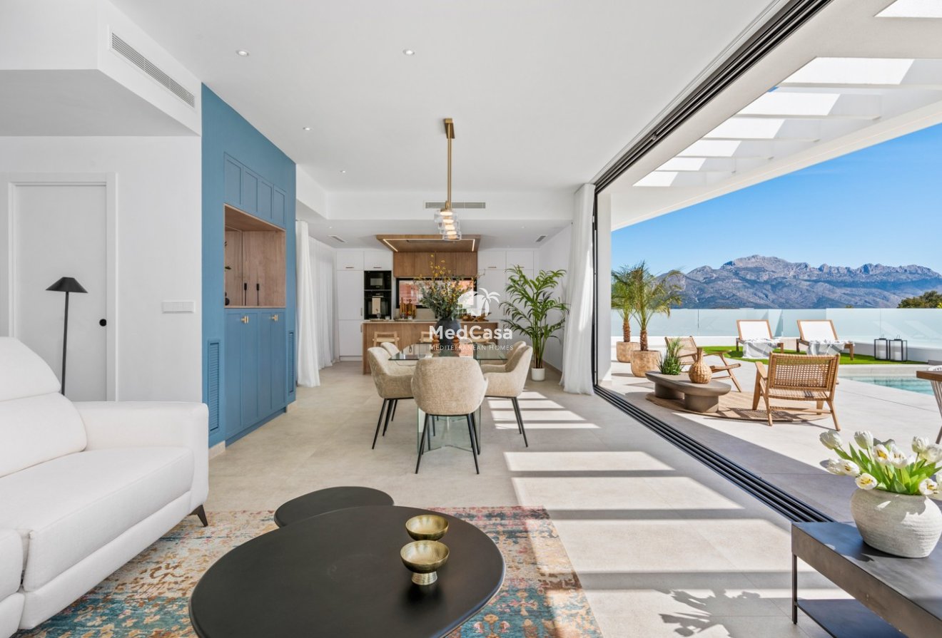 Obra nueva - Villa -
Polop de La Marina