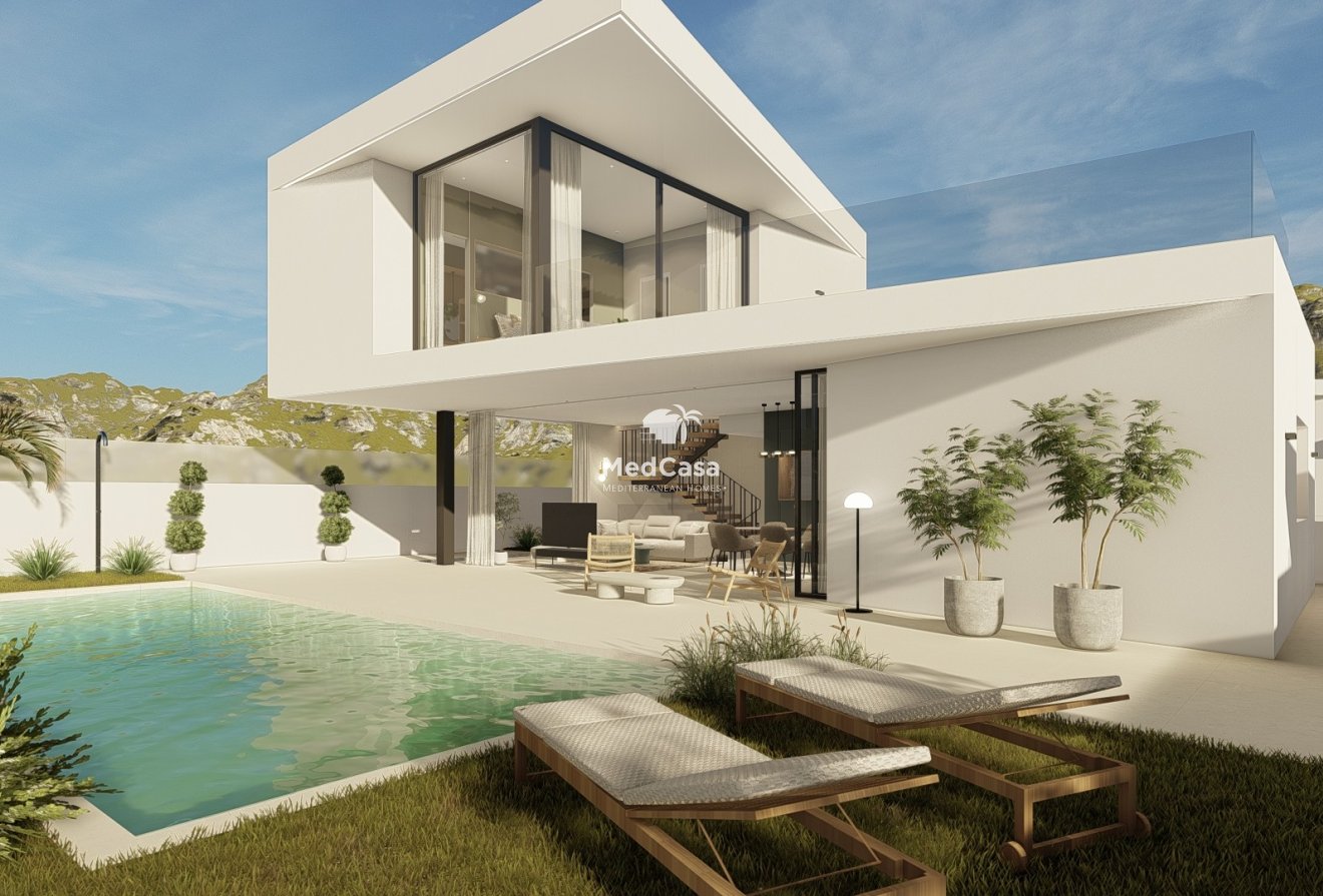 Obra nueva - Villa -
Polop de La Marina