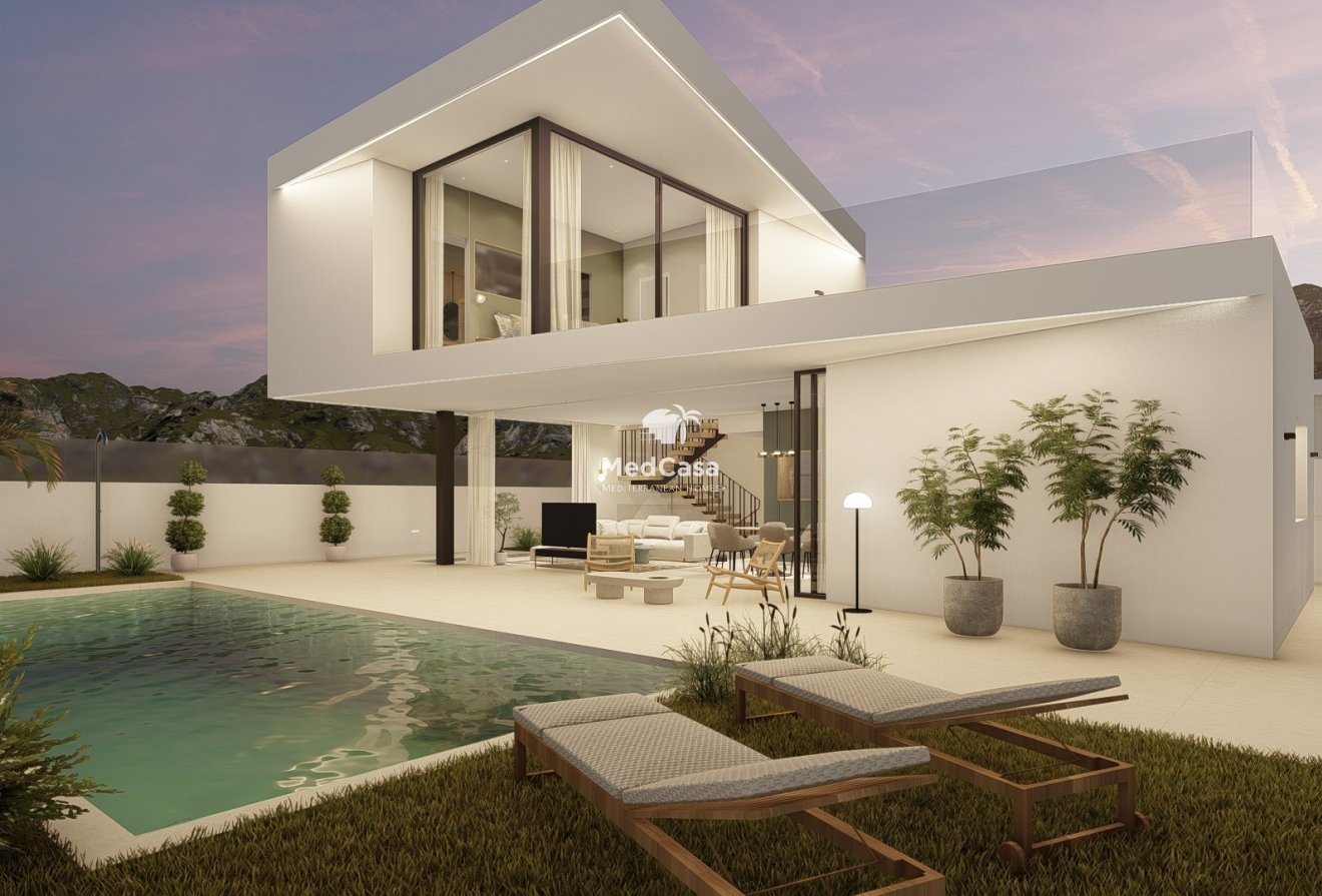 Obra nueva - Villa -
Polop de La Marina