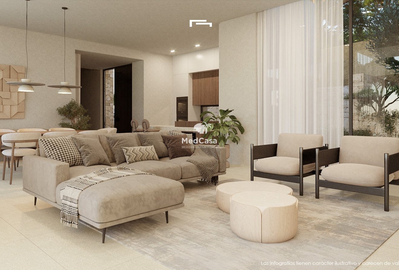 Obra nueva - Villa -
Benissa - San Jaime