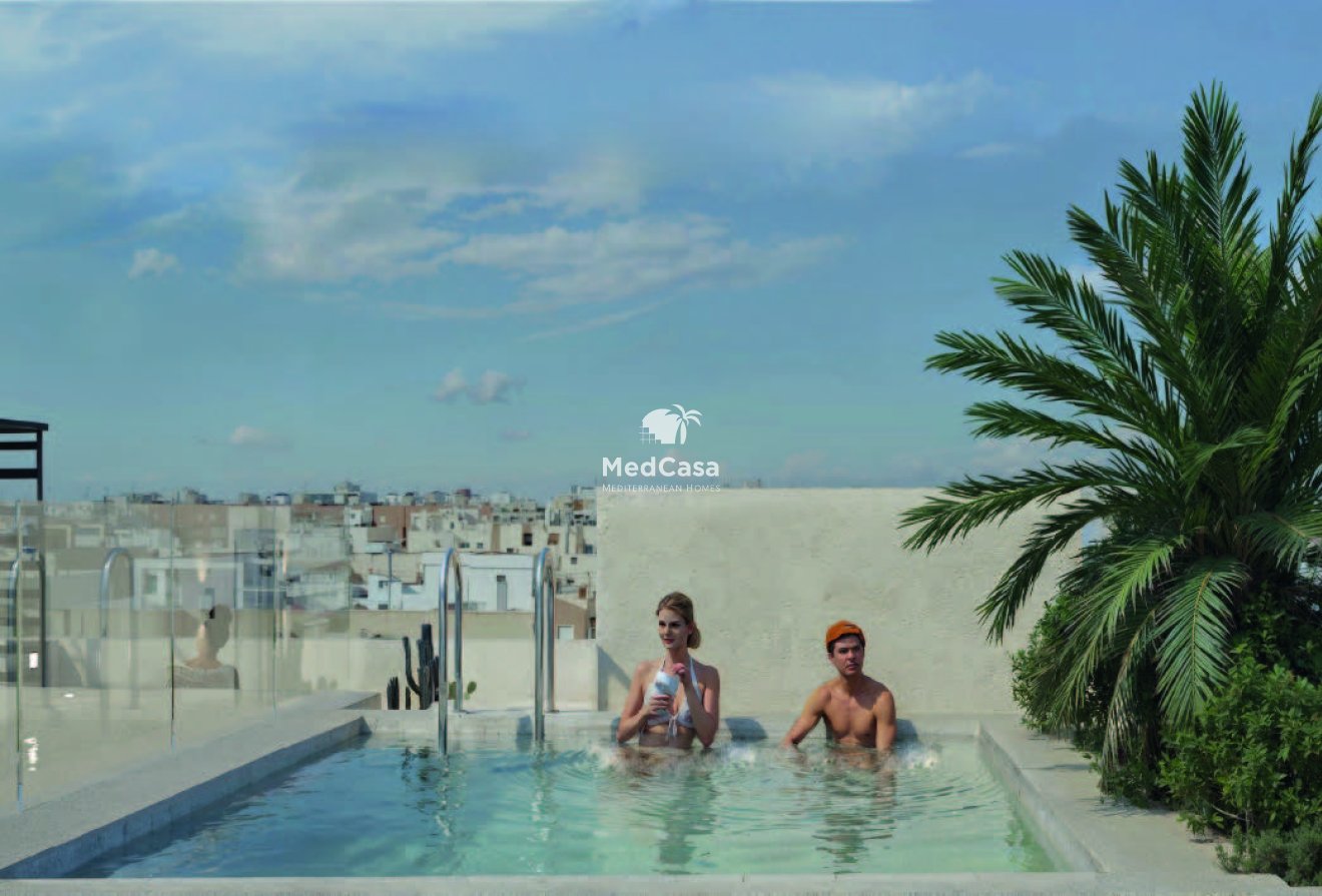 Obra nueva - Apartamento planta baja -
Torrevieja