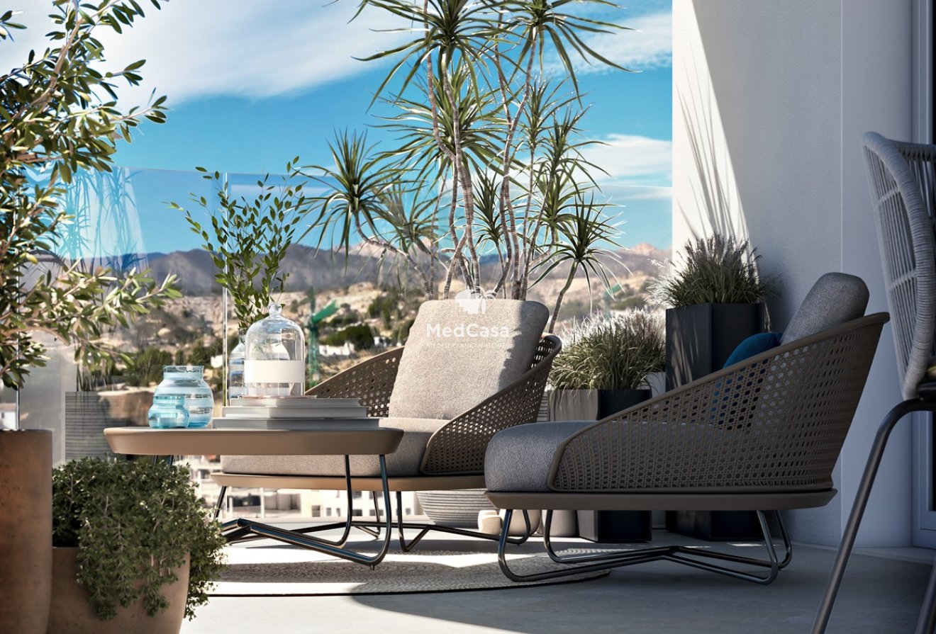 Neubau - Erdgeschosswohnung -
Villajoyosa - La Vila Joiosa