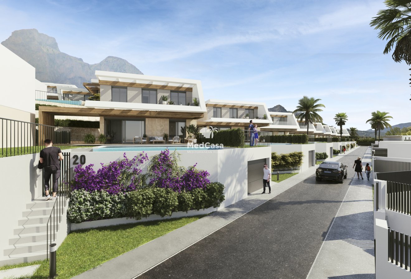 Obra nueva - Villa -
Polop de La Marina