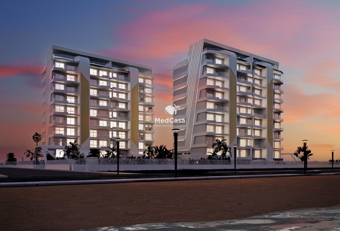 Obra nueva - Apartamento planta baja -
La Manga