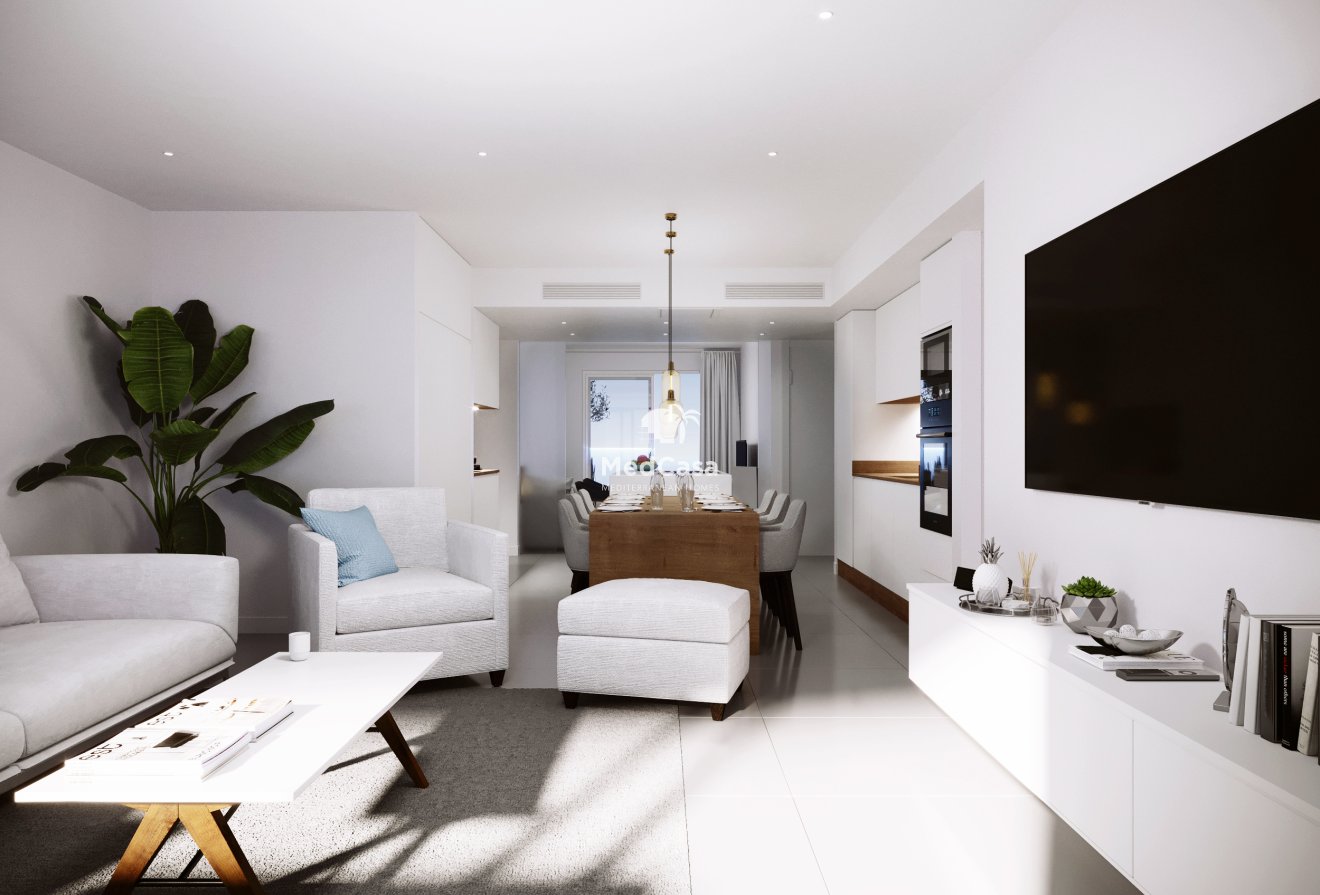 Obra nueva - Apartamento planta baja -
La Manga