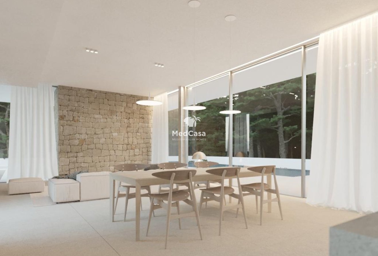 Obra nueva - Villa -
Teulada