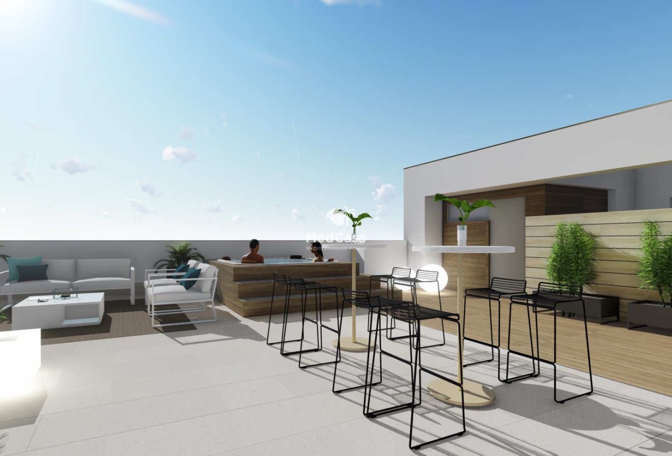 Obra nueva - Apartamento planta baja -
Torrevieja