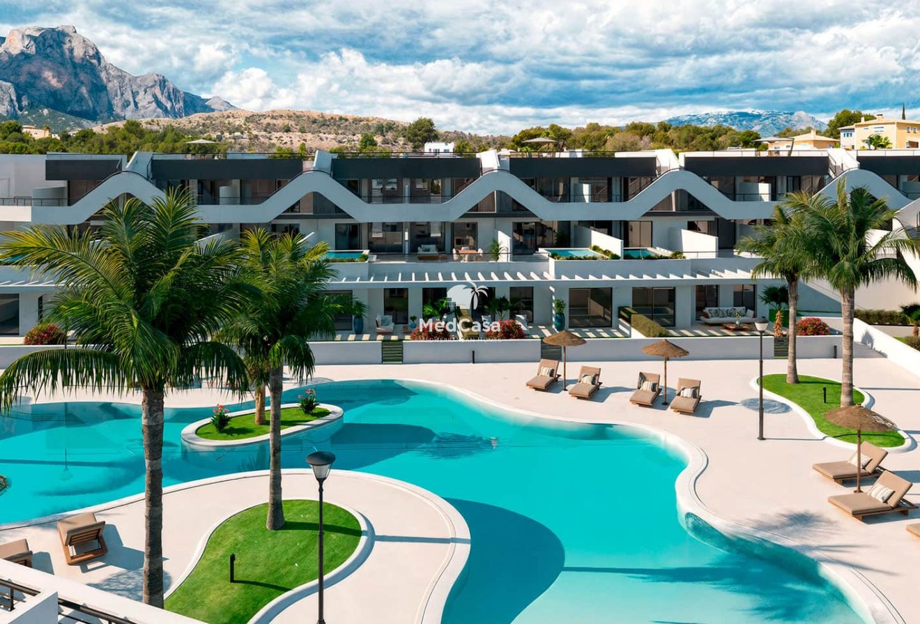 Obra nueva - Apartamento planta baja -
Alfaz del Pi