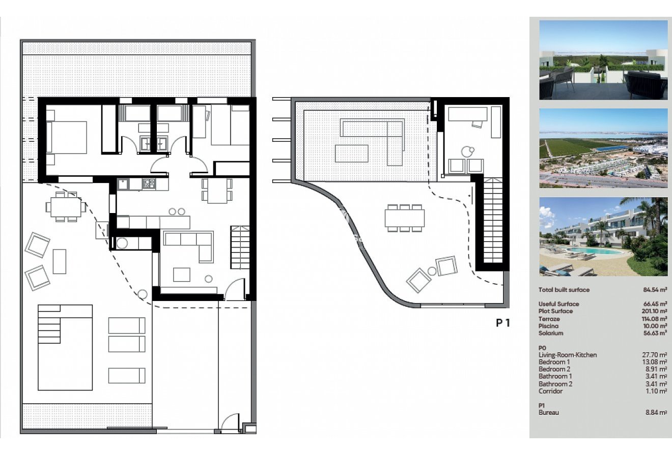 Neubau - Doppelhaushälfte -
Los Balcones (Torrevieja)