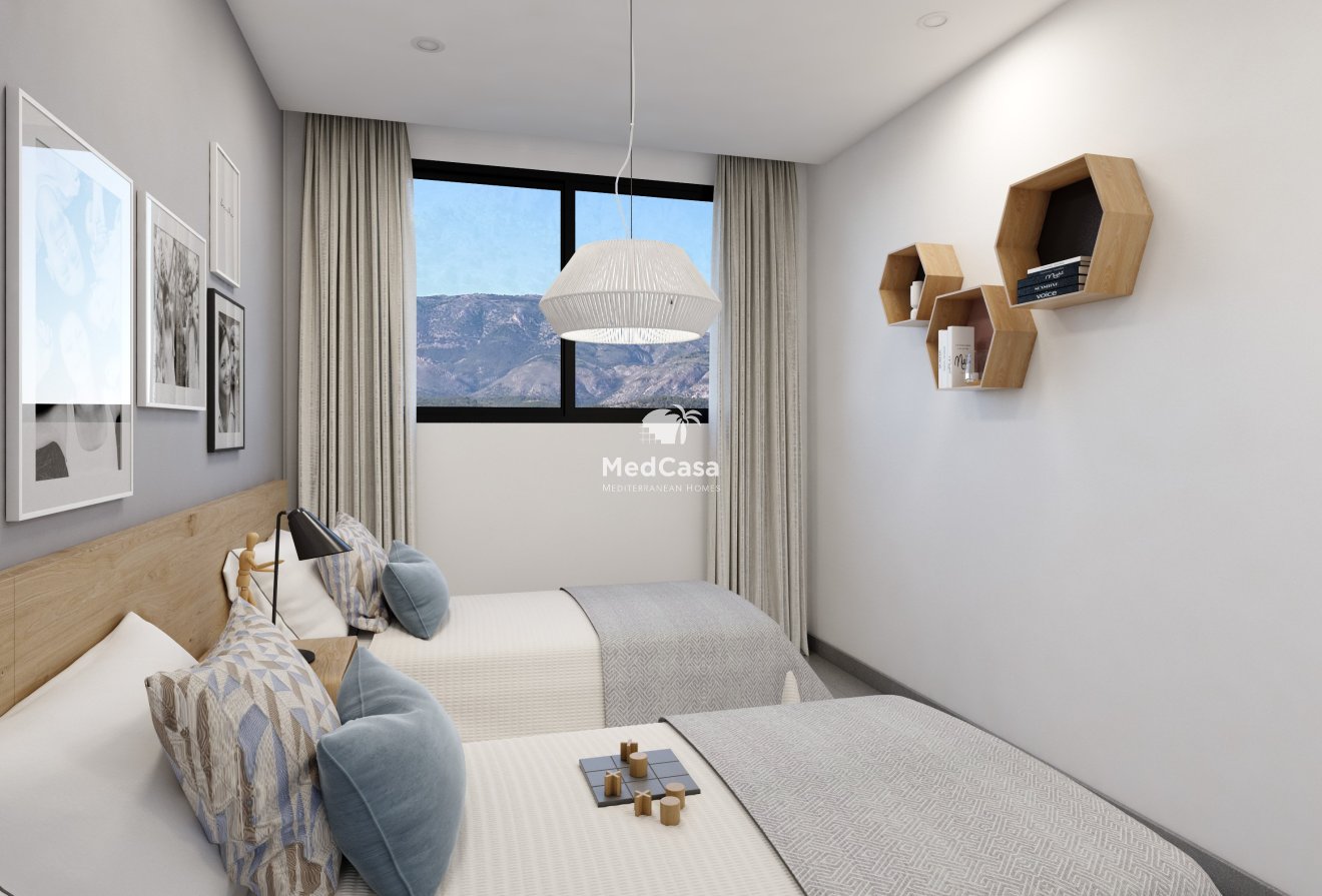 Obra nueva - Villa -
Polop de La Marina