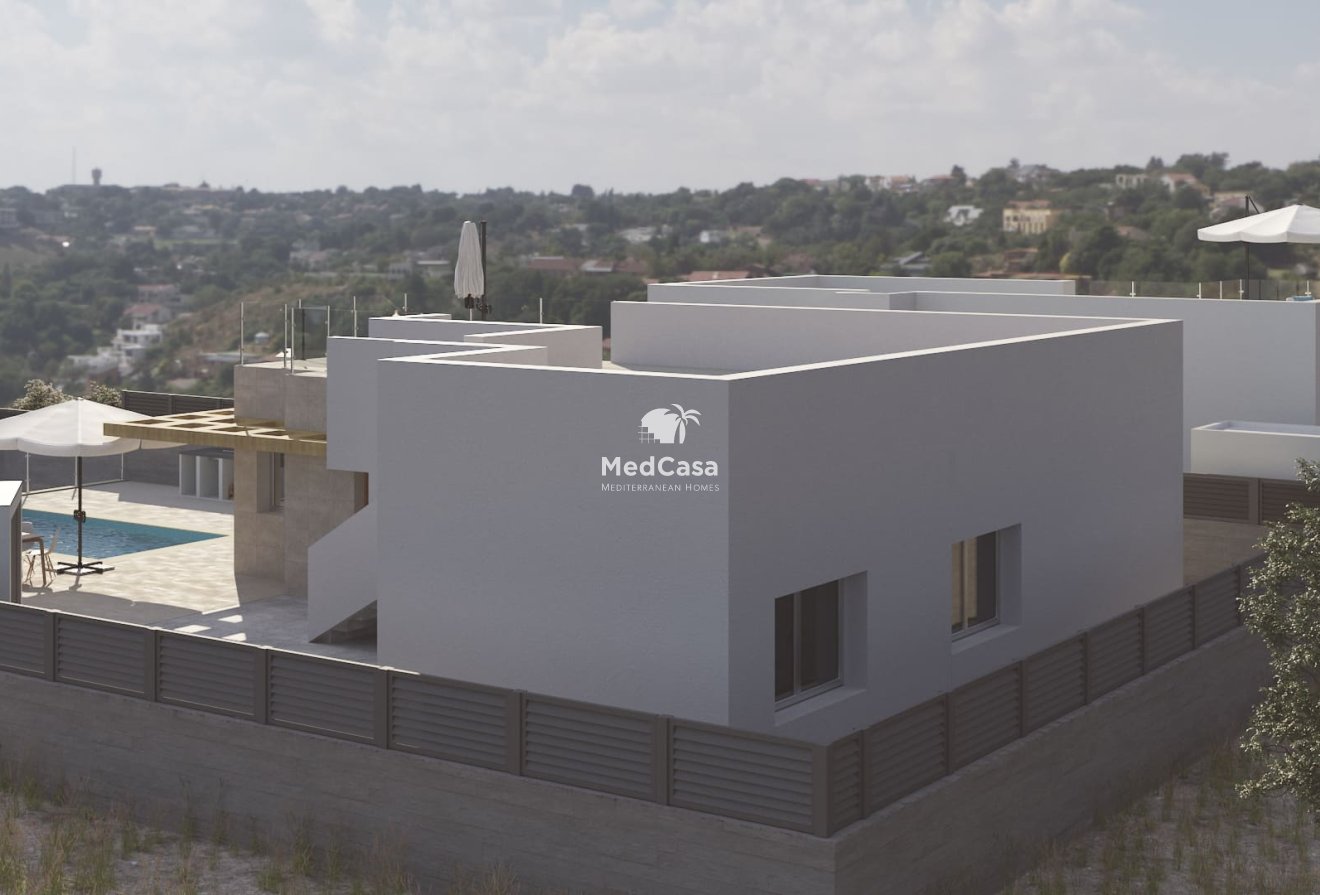 Obra nueva - Villa -
Polop de La Marina