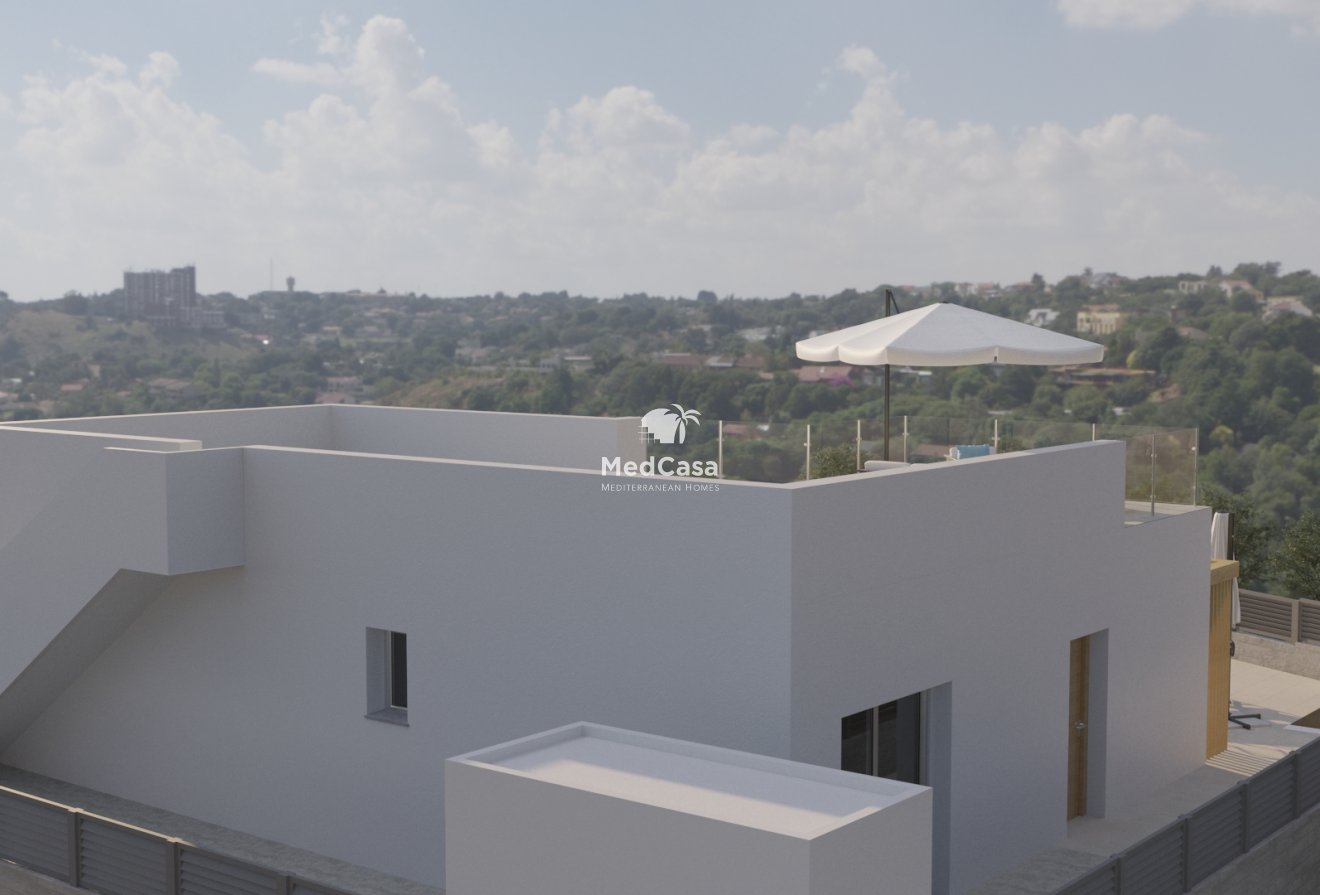 Obra nueva - Villa -
Polop de La Marina