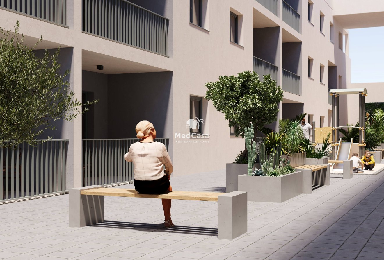 Obra nueva - Apartamento planta baja -
San Miguel de Salinas