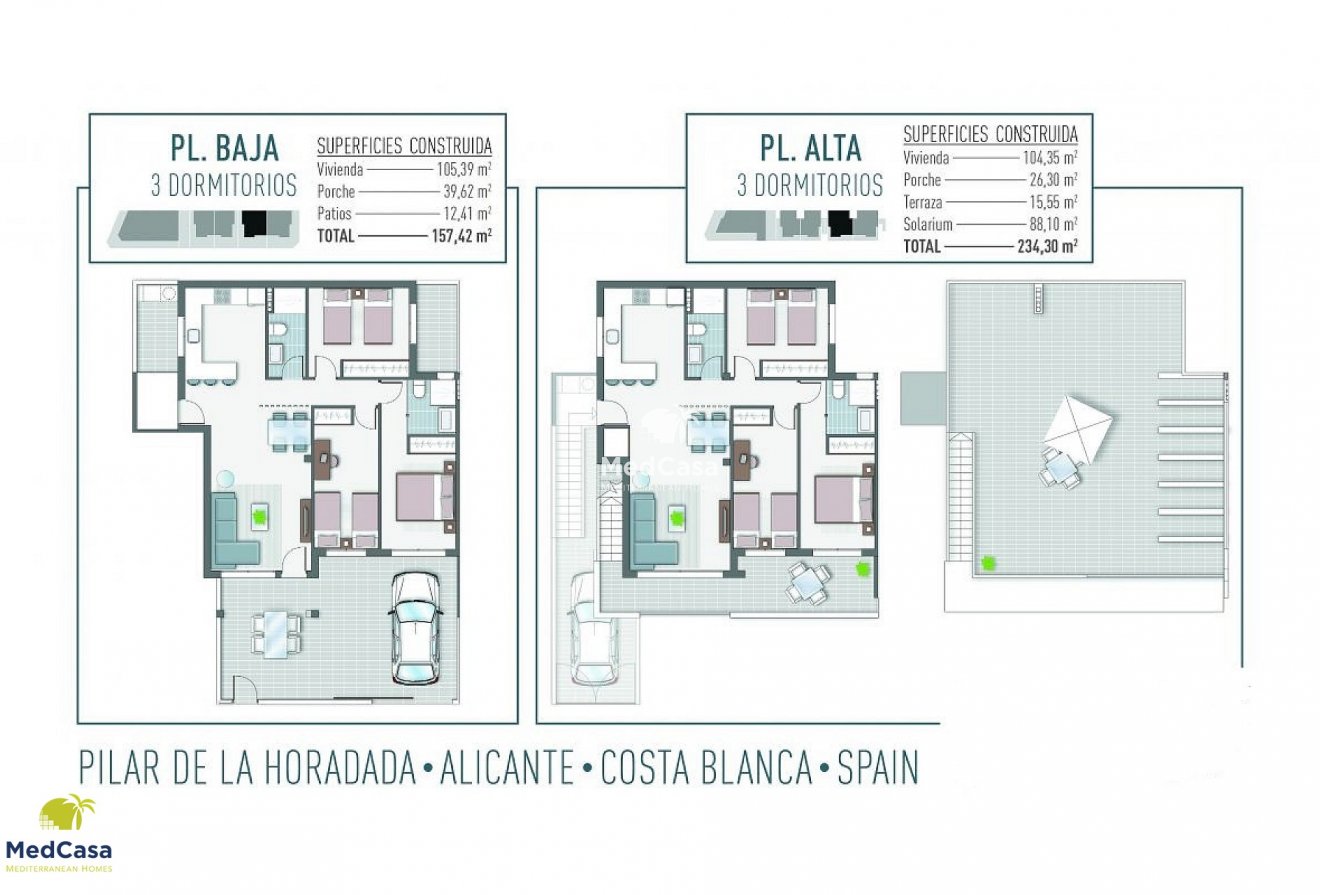 Obra nueva - Apartamento planta baja -
Pilar de la Horadada