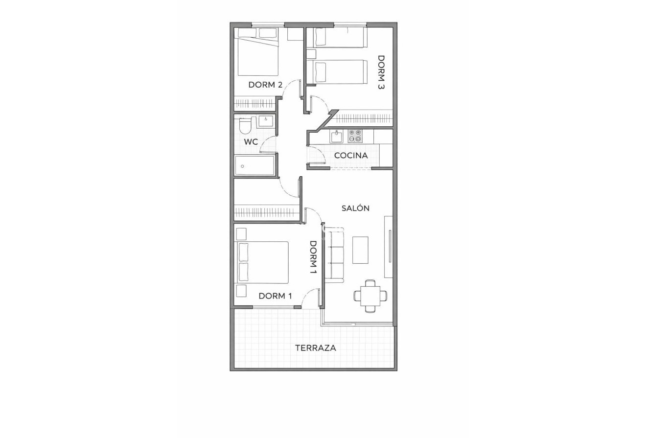 Wiederverkauf - Apartment -
Dehesa de campoamor - Altos de campoamor