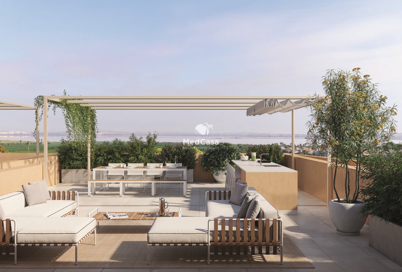 Obra nueva - Apartamento planta baja -
Torrevieja