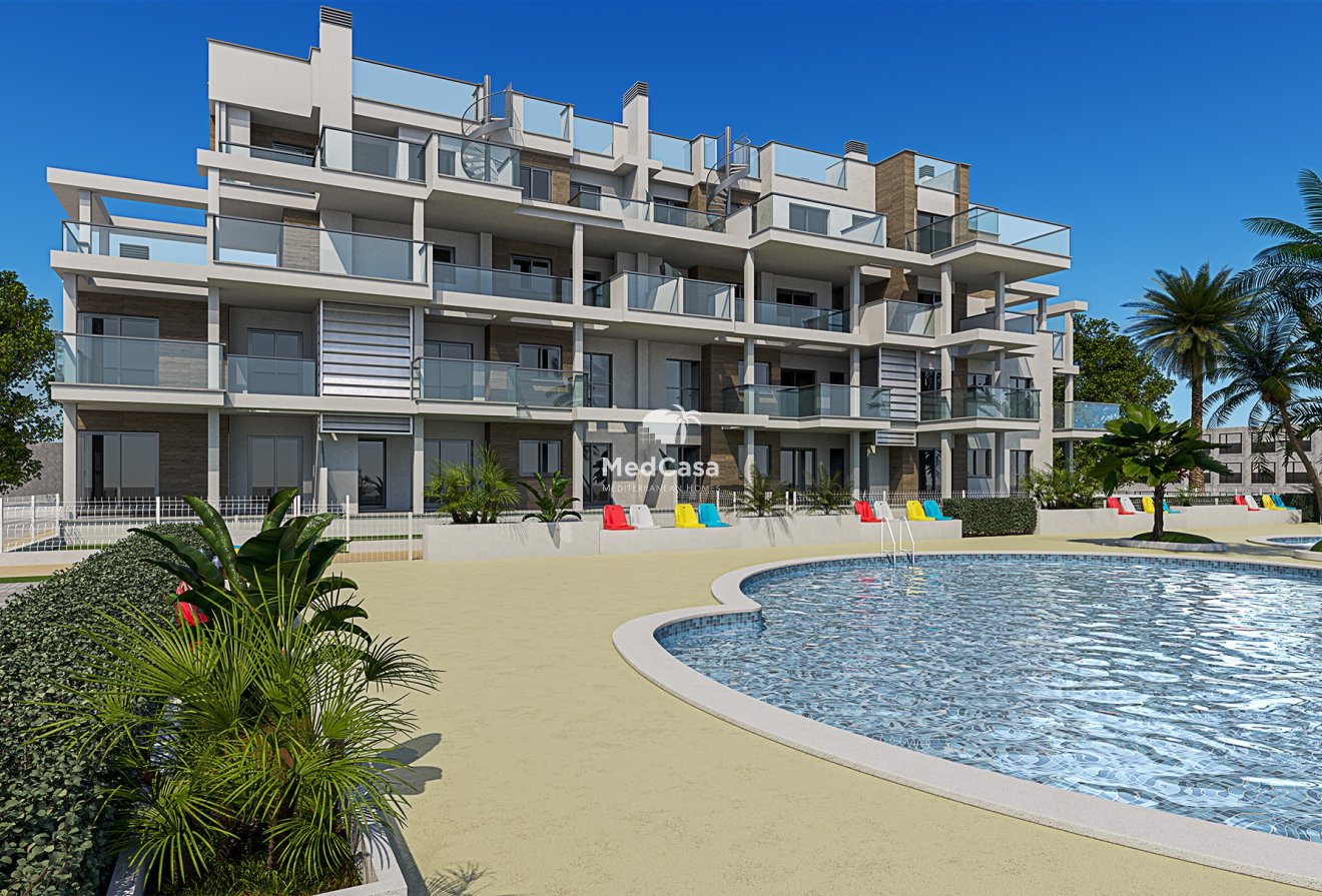 Obra nueva - Apartamento planta baja -
Denia