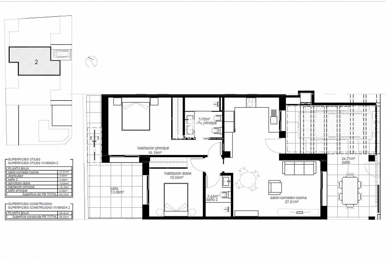 New Build - Ground floor apartment -
Pilar de la Horadada