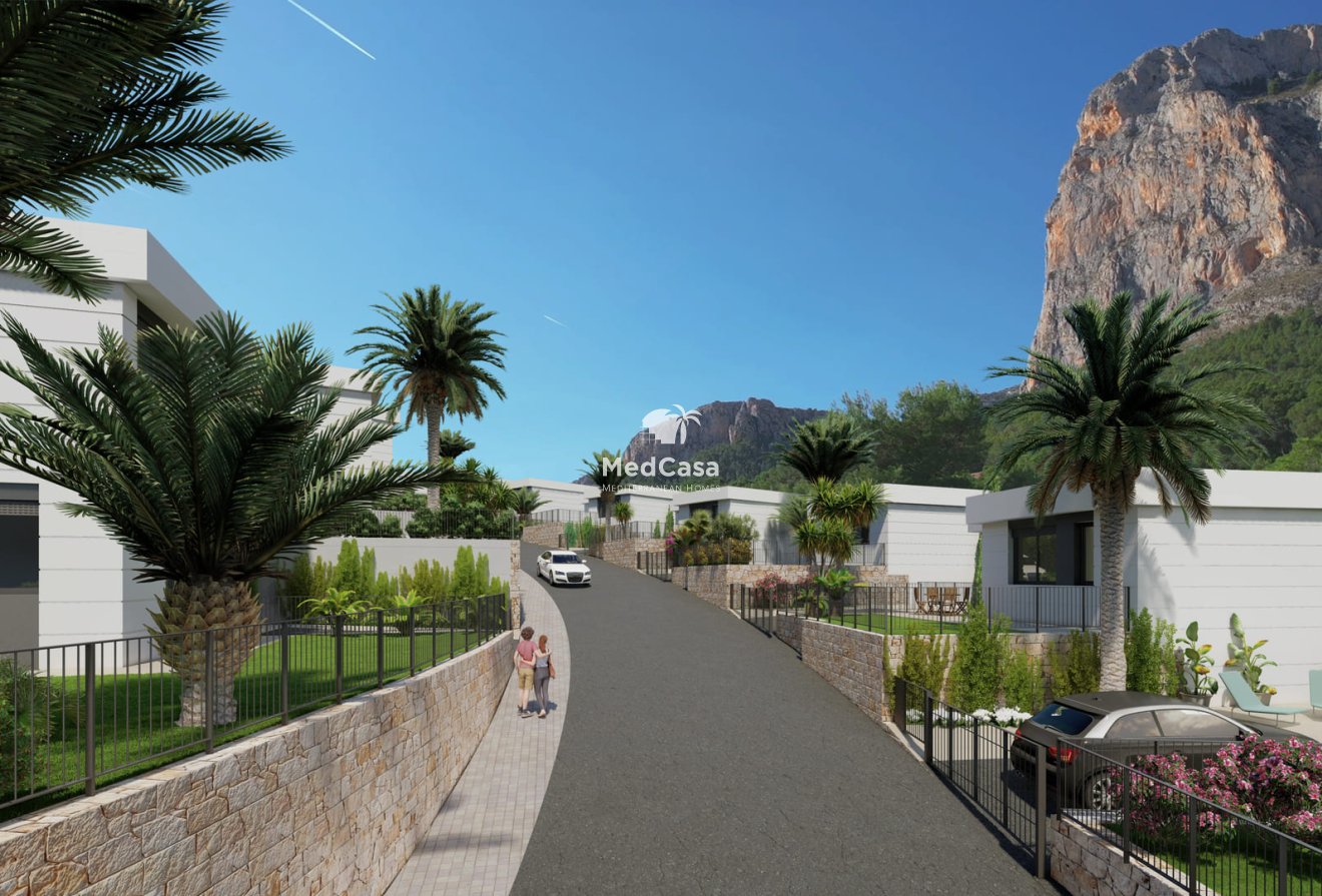 Obra nueva - Villa -
Polop de La Marina
