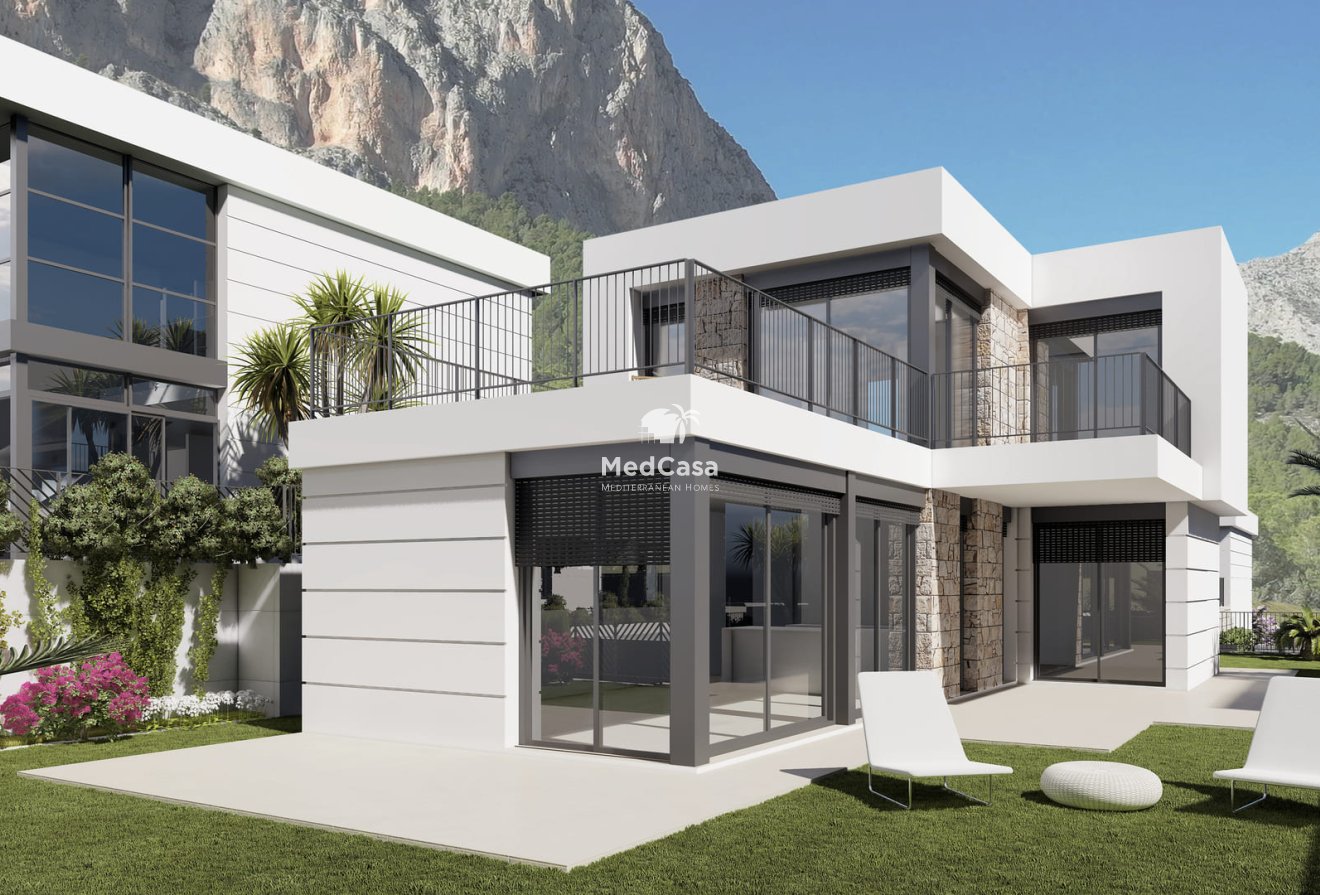 Obra nueva - Villa -
Polop de La Marina