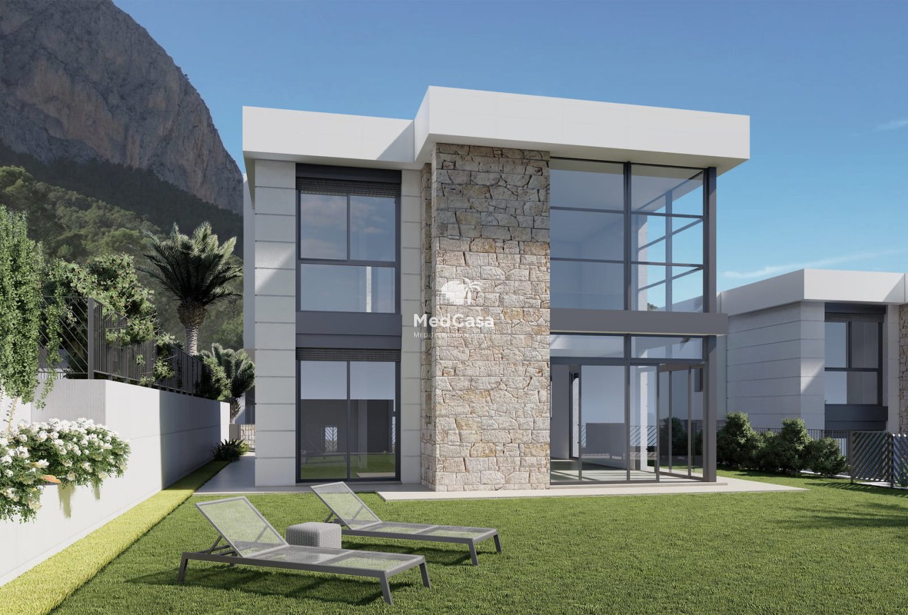 Obra nueva - Villa -
Polop de La Marina