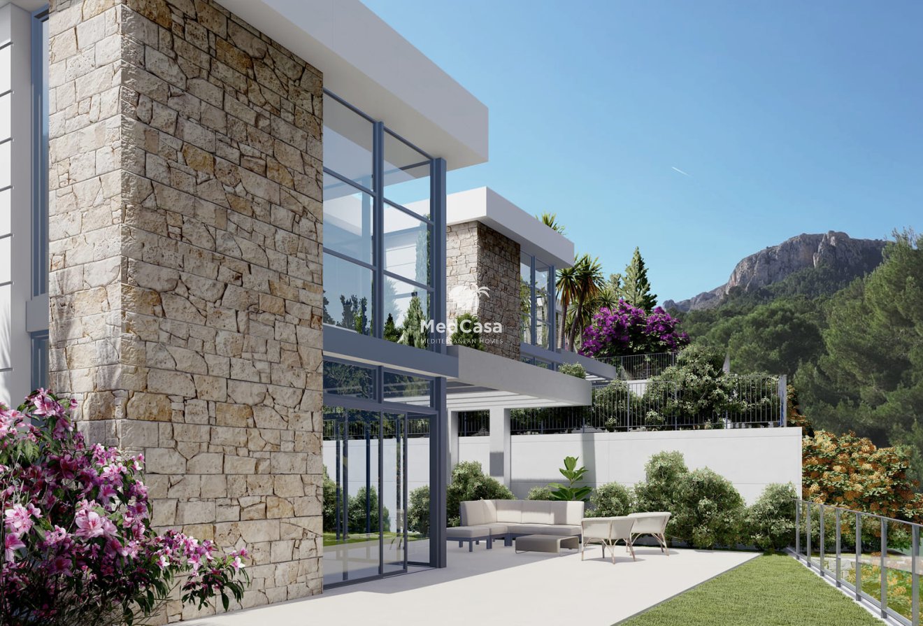 Obra nueva - Villa -
Polop de La Marina