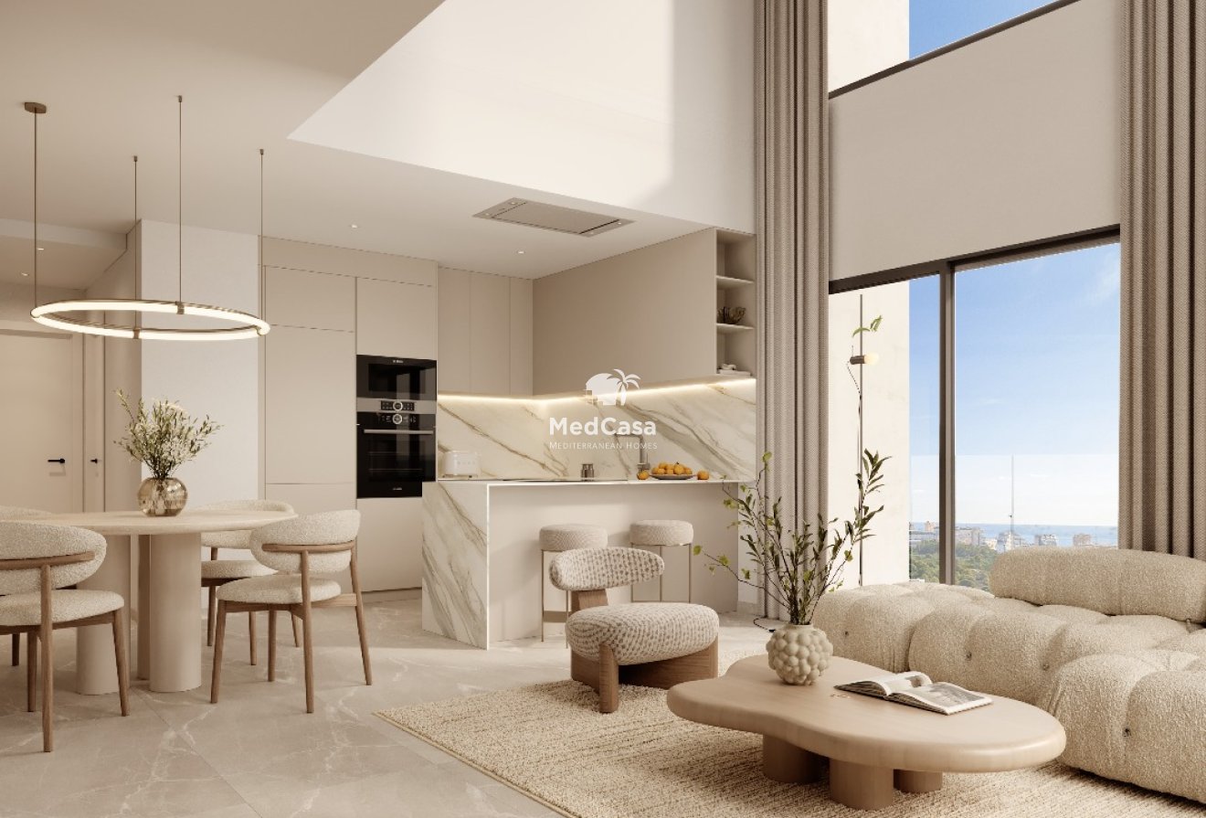 Obra nueva - Ático -
Calpe