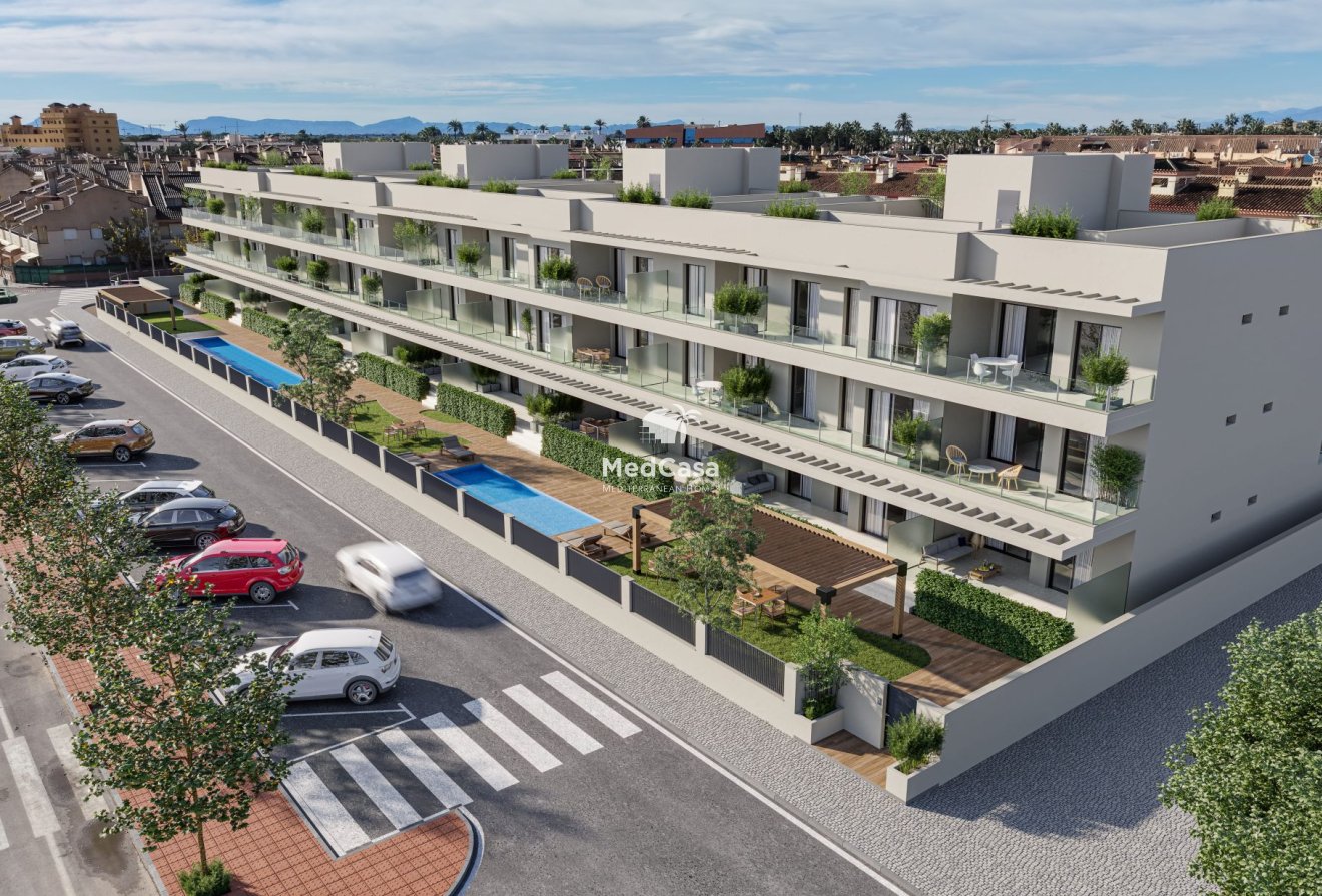 Obra nueva - Apartamento planta baja -
Los Alcázares